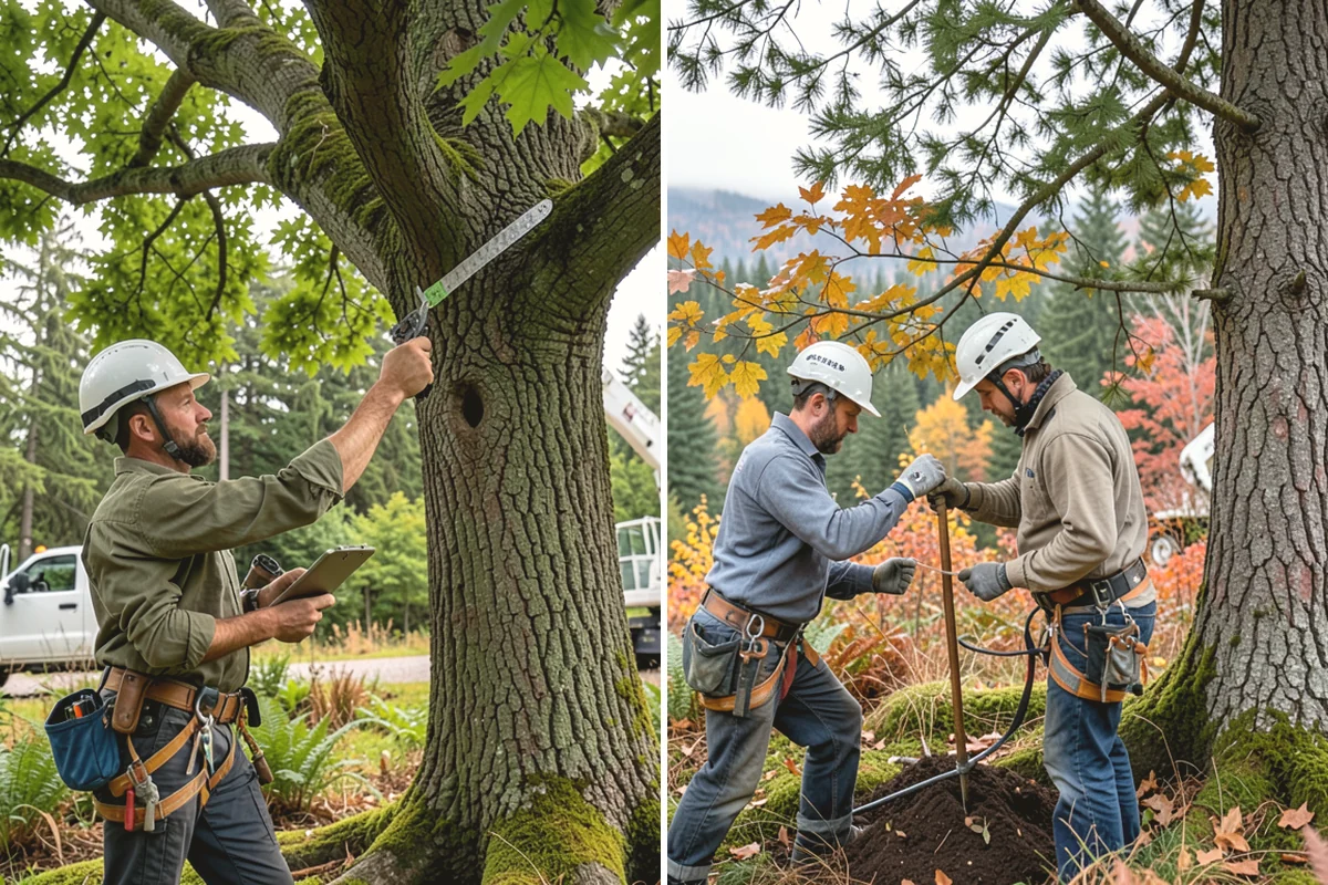 Site Preparation Clearing in Mill Creek, Snohomish County, WA - Assess the site and mark features to protect