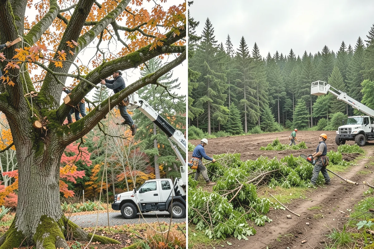Site Preparation Clearing in Monroe, Snohomish County, WA - Assess the site and mark features to protect