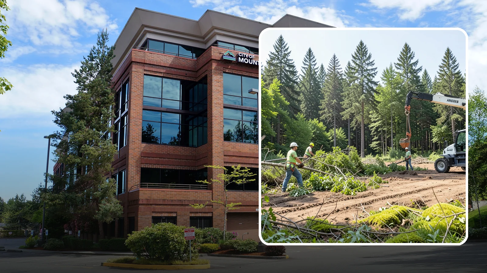 Site Preparation Clearing in Mountlake Terrace, Snohomish County, WA - The clearing of vegetation to prepare a site for its intended use.
