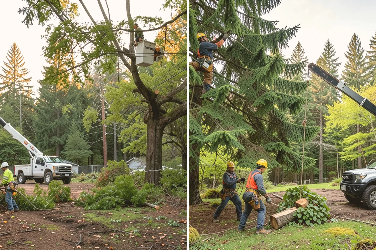 Site Preparation Clearing in Newcastle, King County, WA - Assess the site and mark features to protect