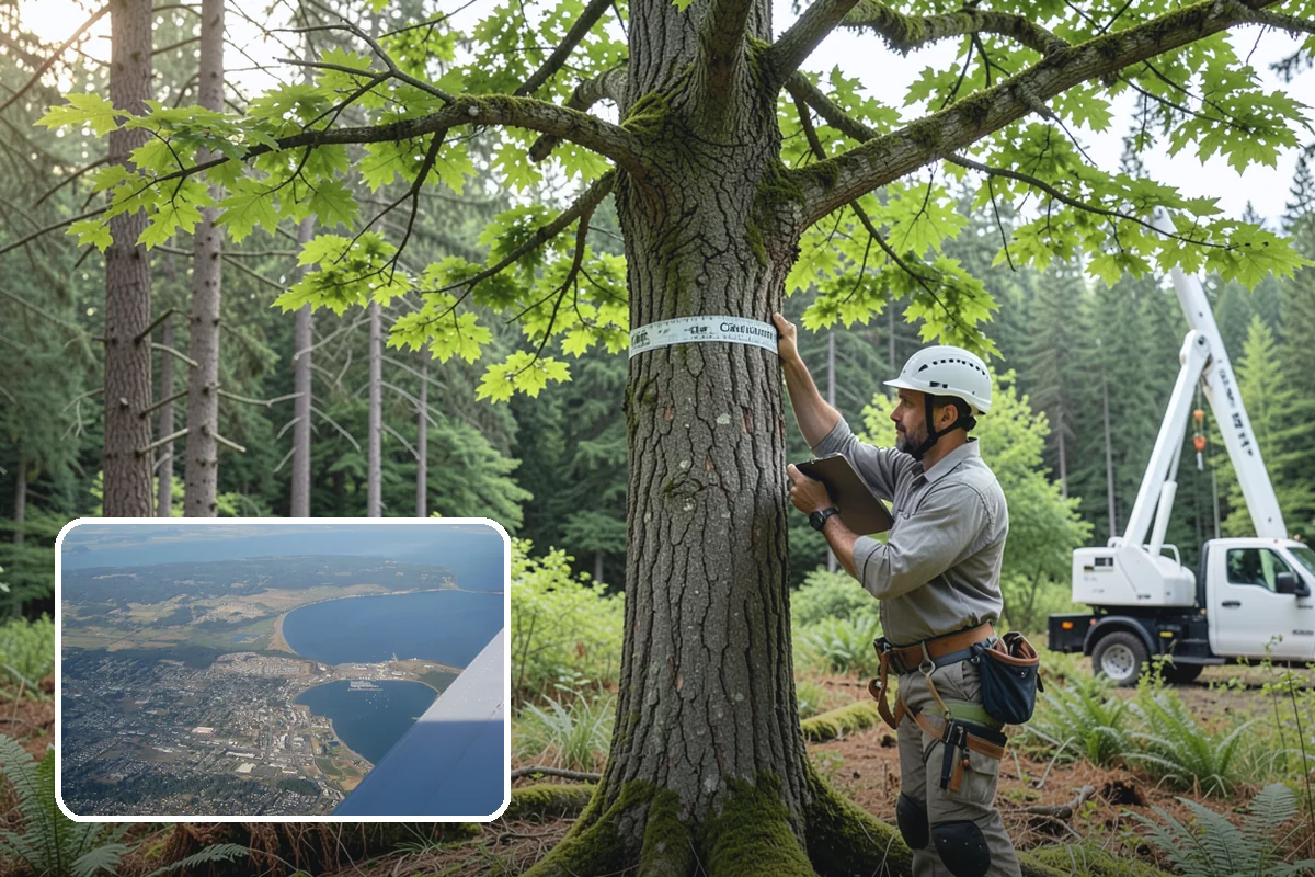 Site Preparation Clearing in Oak Harbor, Island County, WA - Improves access and usability of a site