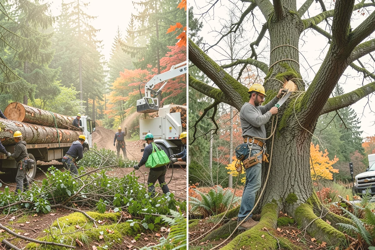 Site Preparation Clearing in Sammamish, King County, WA - Assess the site and mark features to protect