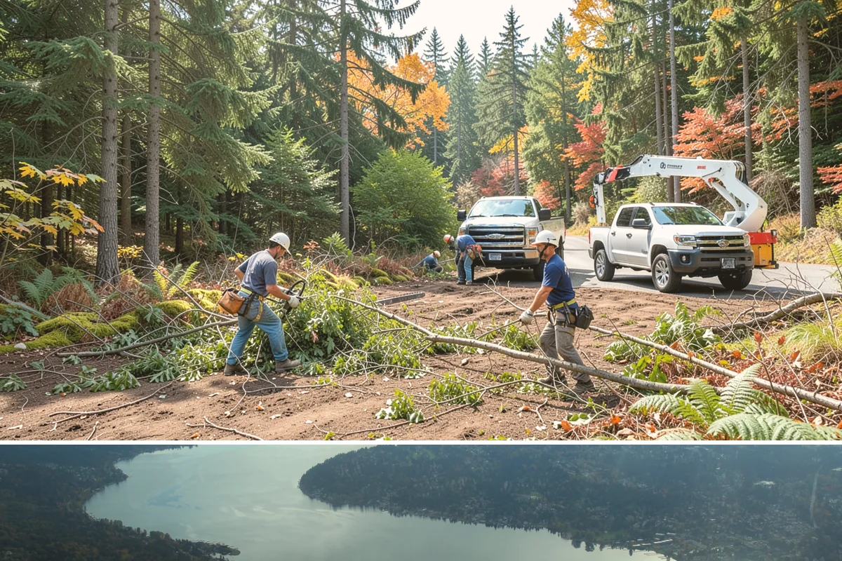 Site Preparation Clearing in Sammamish, King County, WA - Work can be performed year-round in the Puget Sound climate but may require special equipment for winter snow or mud