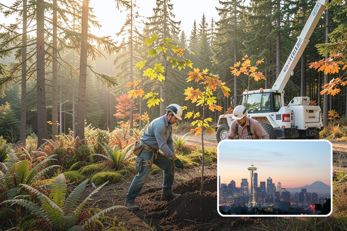 Site Preparation Clearing in Seattle, King County, WA - Improves access and usability of a site