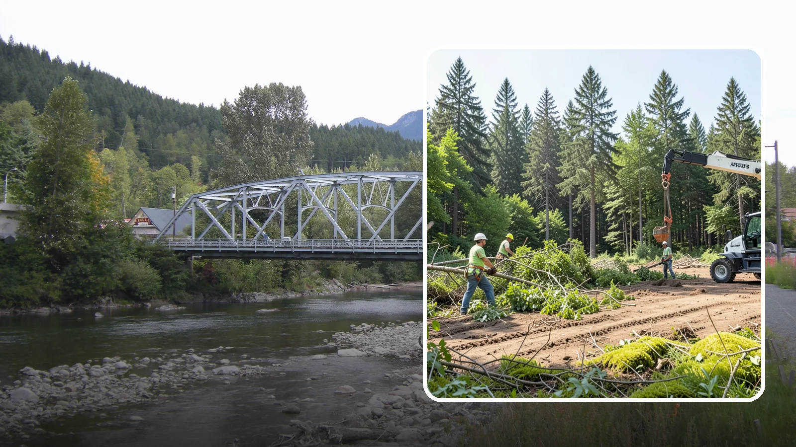 Site Preparation Clearing in Skykomish, King County, WA - The clearing of vegetation to prepare a site for its intended use.