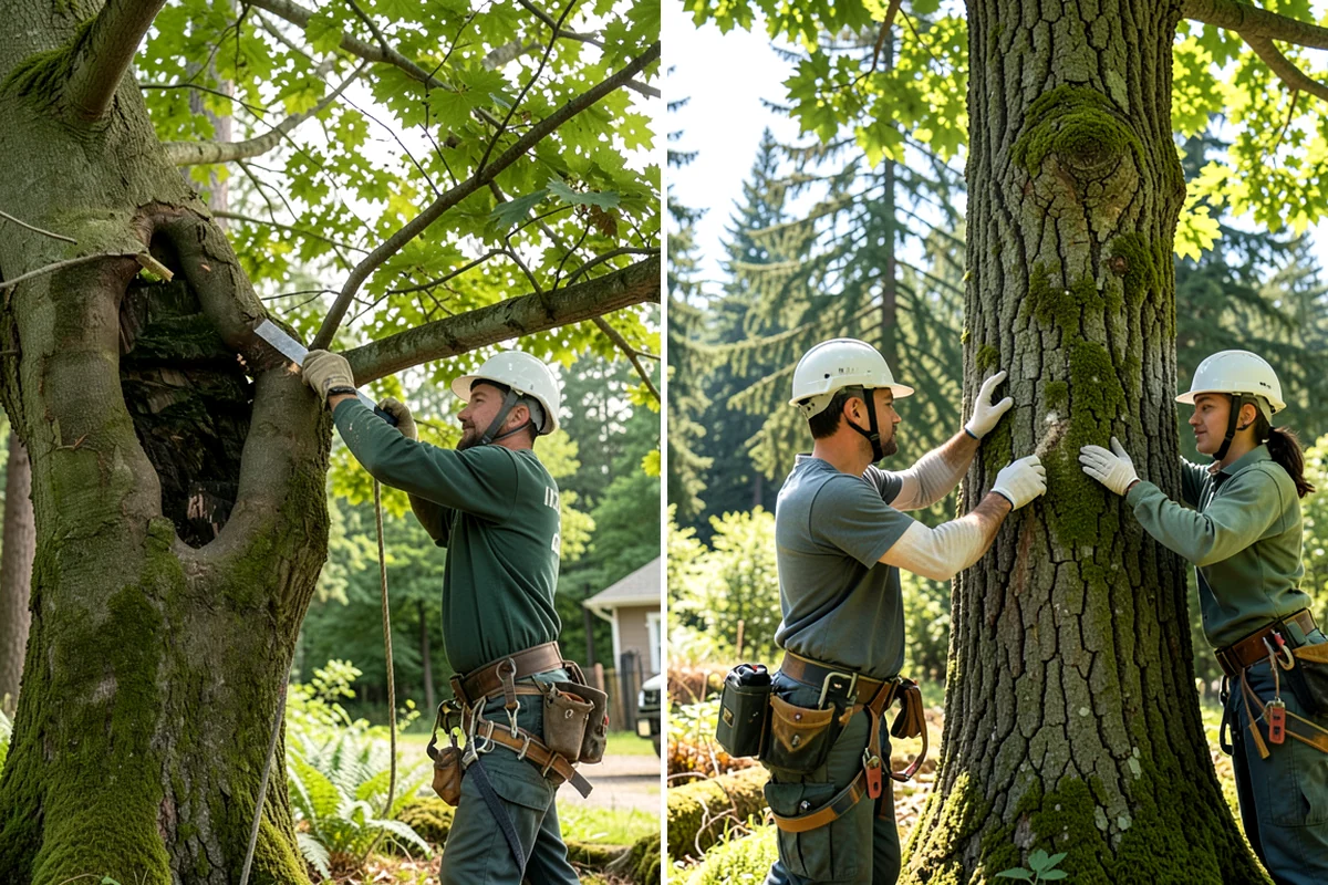Site Preparation Clearing in Snoqualmie, King County, WA - Assess the site and mark features to protect