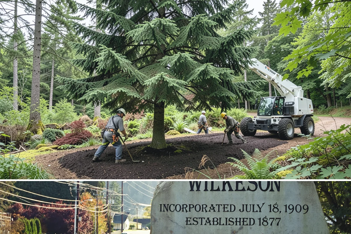 Site Preparation Clearing in Wilkeson, Pierce County, WA - Work can be performed year-round in the Puget Sound climate but may require special equipment for winter snow or mud