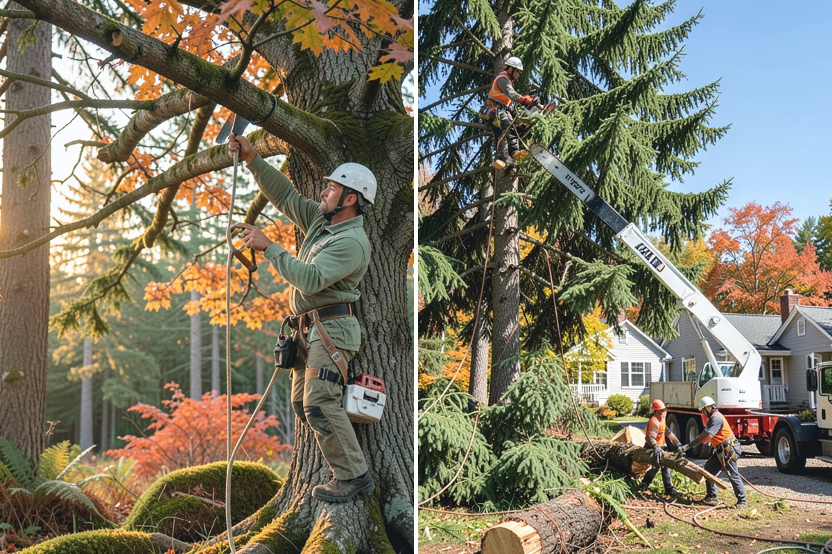 Site Preparation Clearing in Woodinville, King County, WA - Assess the site and mark features to protect