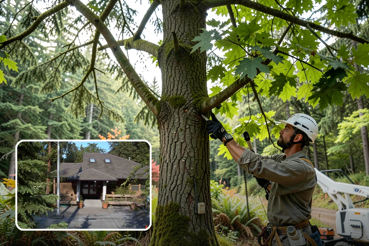 Site Preparation Clearing in Yarrow Point, King County, WA - Improves access and usability of a site