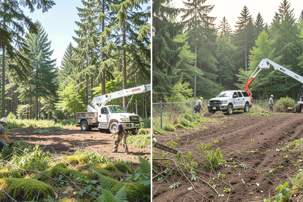 Small tree removal in Anacortes, Skagit County, WA - On-site assessment and hazard evaluation