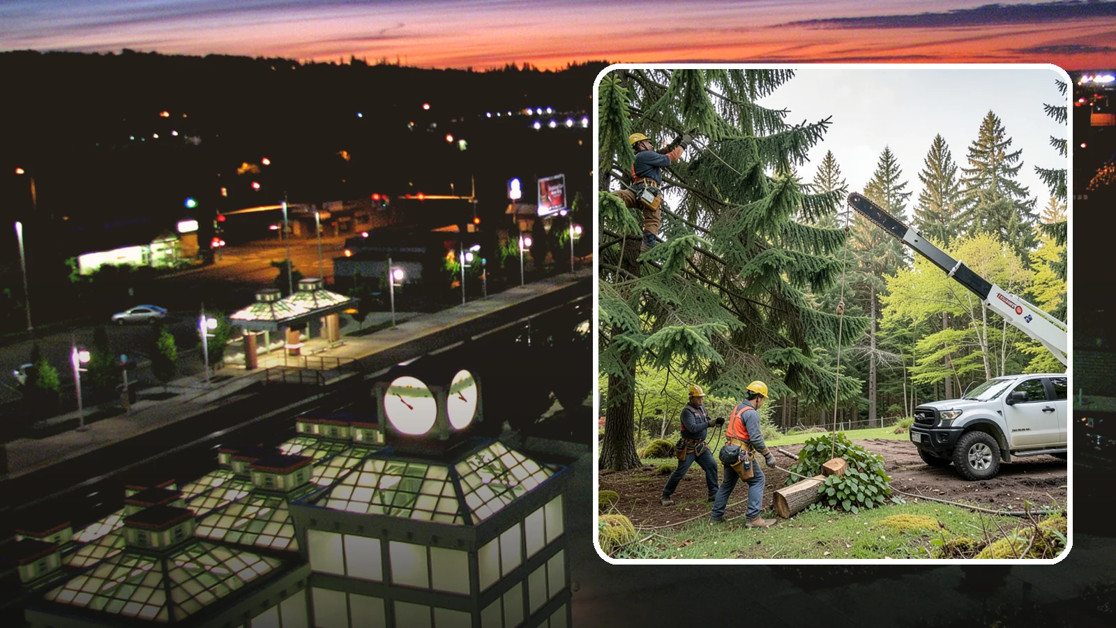 Small tree removal in Auburn, King County, WA - The removal of small or young trees.