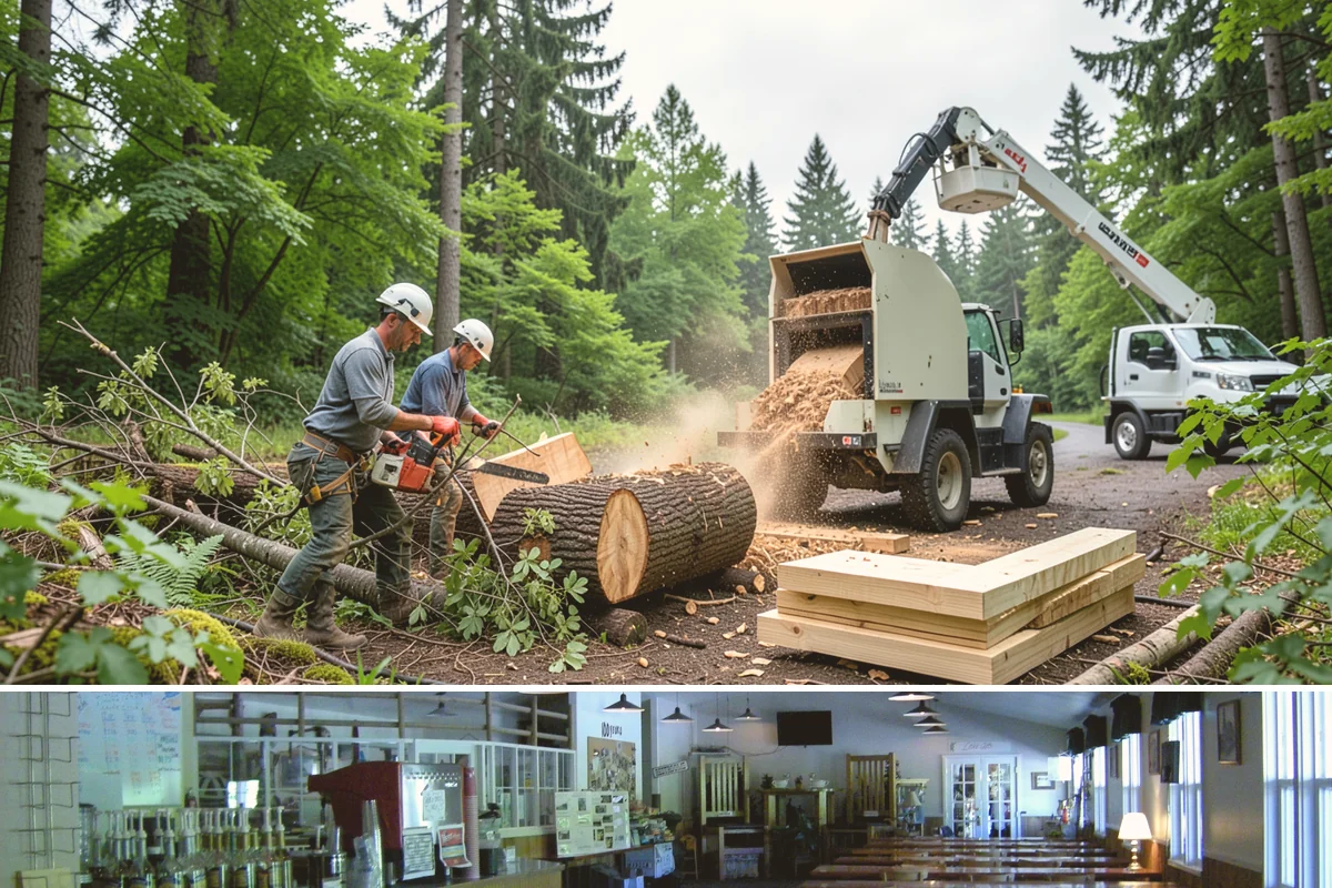Small tree removal in Black Diamond, King County, WA - In the Puget Sound climate, this service can be performed year-round but may require extra caution during wet seasons when ground...