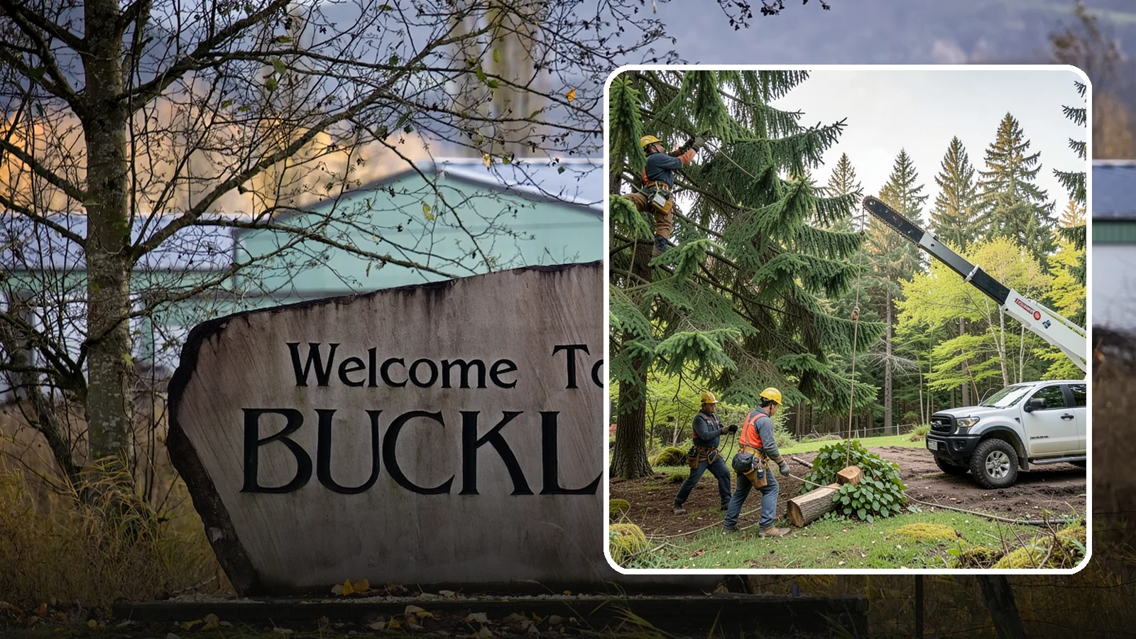 Small tree removal in Buckley, Pierce County, WA - The removal of small or young trees.
