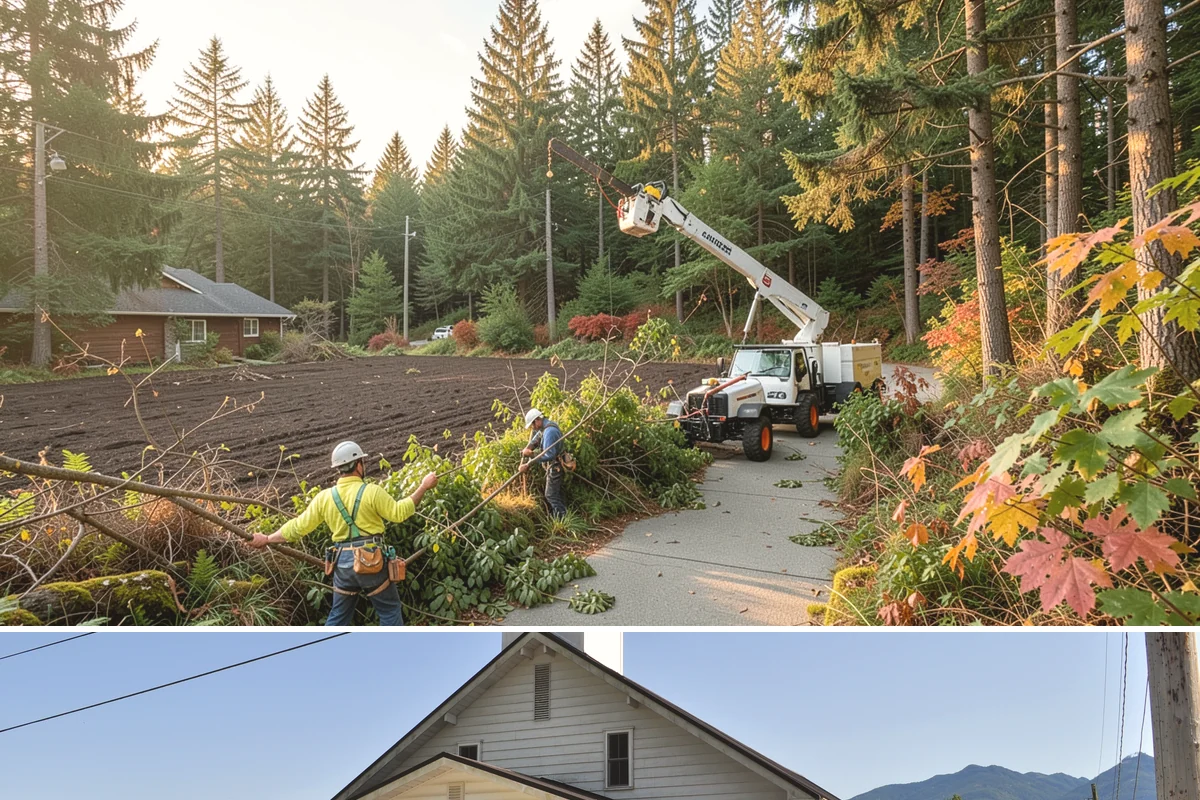 Small tree removal in Concrete, Skagit County, WA - In the Puget Sound climate, this service can be performed year-round but may require extra caution during wet seasons when ground...