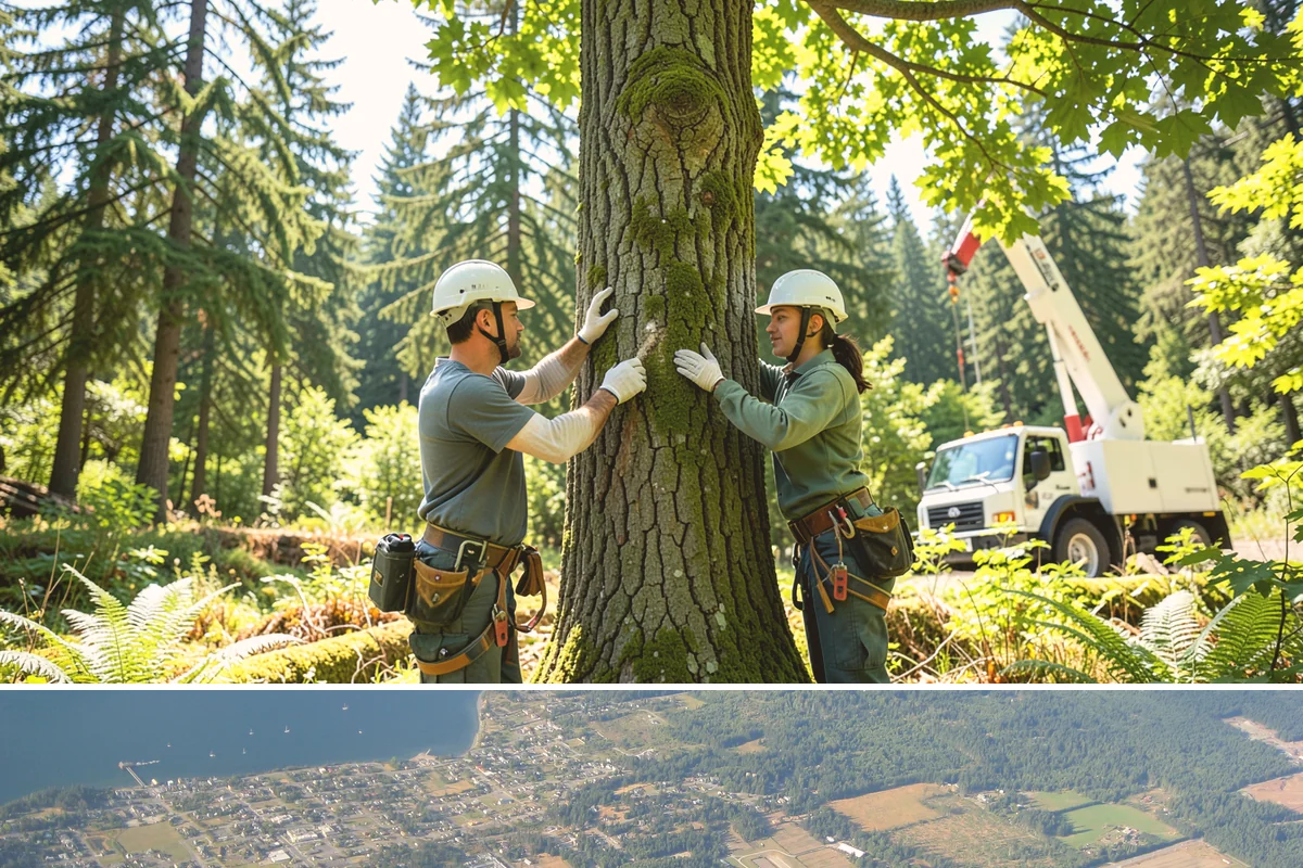 Small tree removal in Coupeville, Island County, WA - In the Puget Sound climate, this service can be performed year-round but may require extra caution during wet seasons when ground...