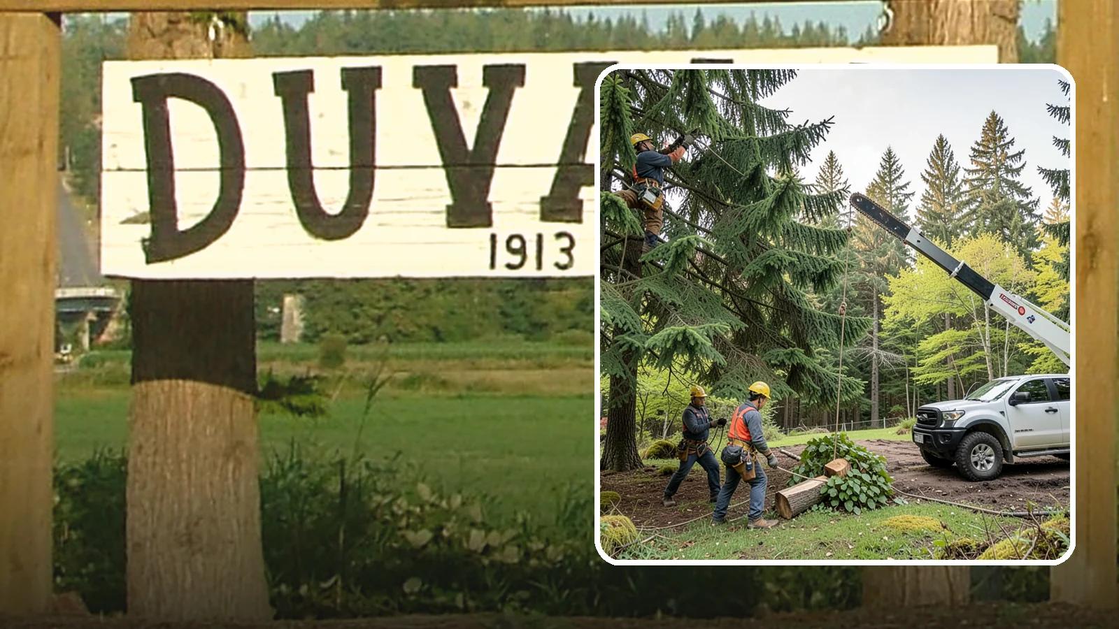Small tree removal in Duvall, King County, WA - The removal of small or young trees.