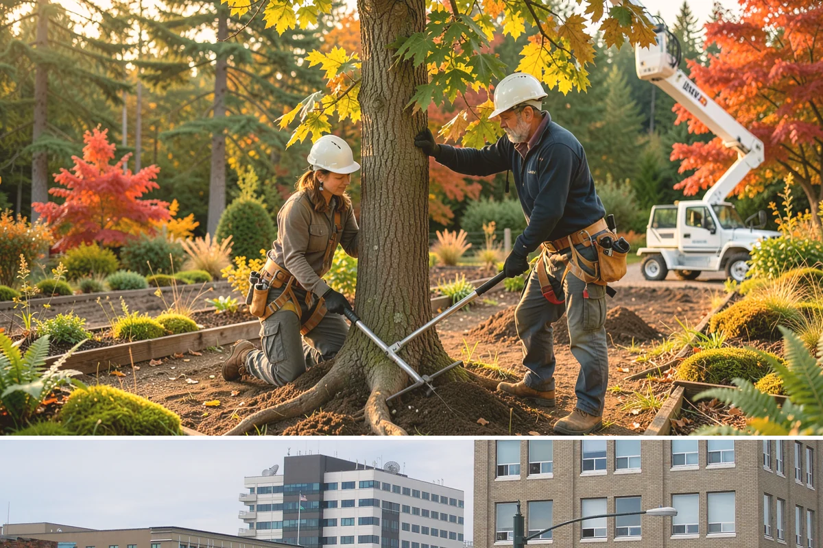 Small tree removal in Everett, Snohomish County, WA - In the Puget Sound climate, this service can be performed year-round but may require extra caution during wet seasons when ground...