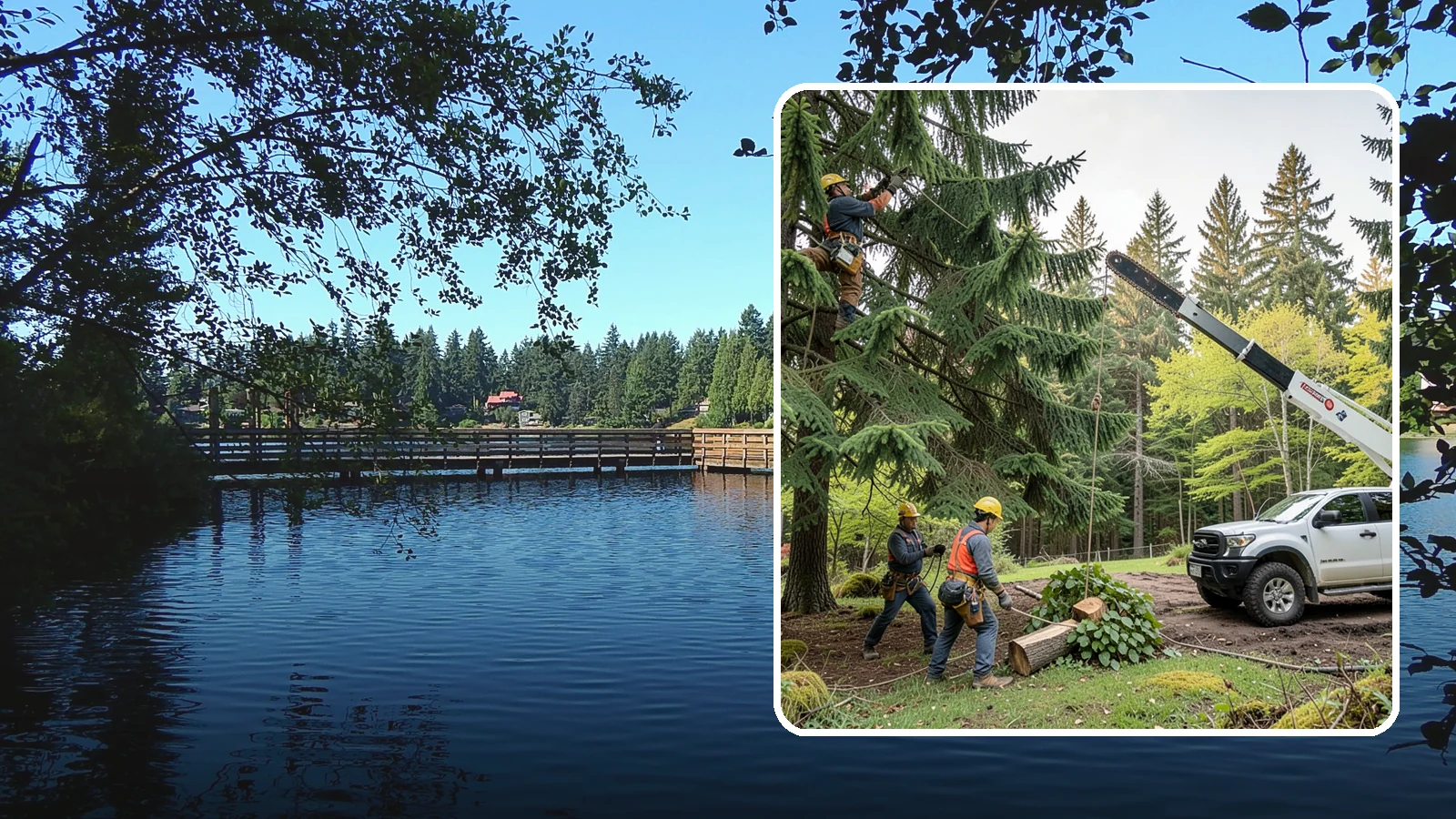 Small tree removal in Federal Way, King County, WA - The removal of small or young trees.