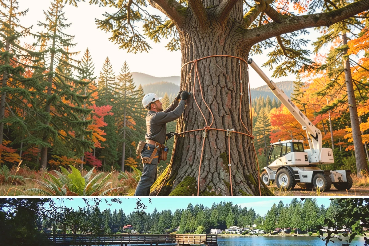 Small tree removal in Federal Way, King County, WA - In the Puget Sound climate, this service can be performed year-round but may require extra caution during wet seasons when ground...