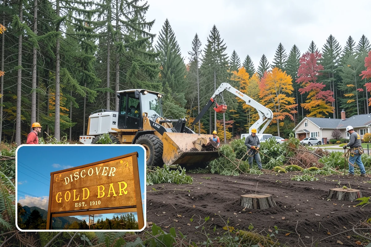 Small tree removal in Gold Bar, Snohomish County, WA - Removes safety hazards and reduces liability
