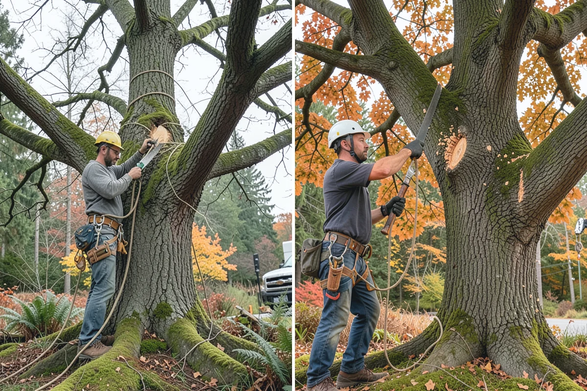 Small tree removal in Gold Bar, Snohomish County, WA - On-site assessment and hazard evaluation