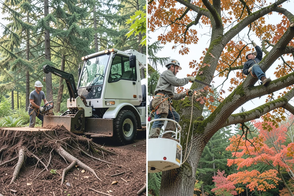 Small tree removal in Granite Falls, Snohomish County, WA - On-site assessment and hazard evaluation