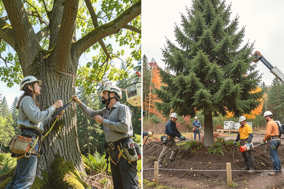 Small tree removal in Index, Snohomish County, WA - On-site assessment and hazard evaluation