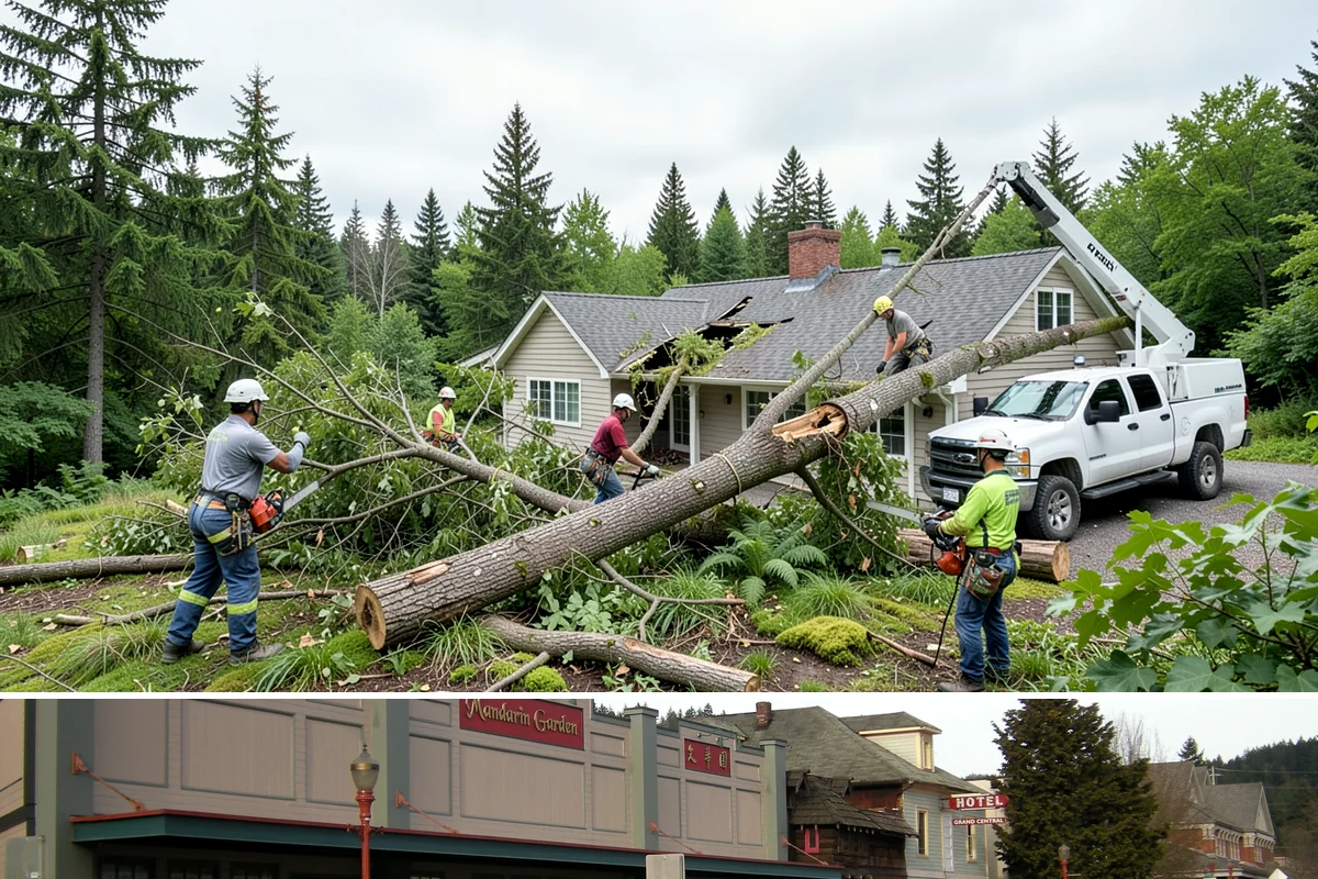 Small tree removal in Issaquah, King County, WA - In the Puget Sound climate, this service can be performed year-round but may require extra caution during wet seasons when ground...