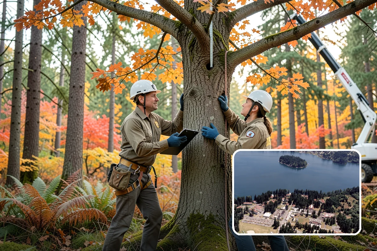 Small tree removal in Lakewood, Pierce County, WA - Removes safety hazards and reduces liability