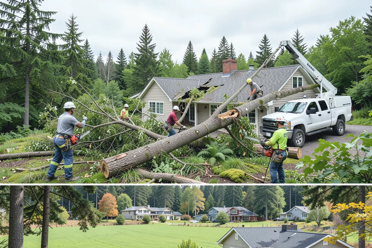 Small tree removal in Lyman, Skagit County, WA - In the Puget Sound climate, this service can be performed year-round but may require extra caution during wet seasons when ground...