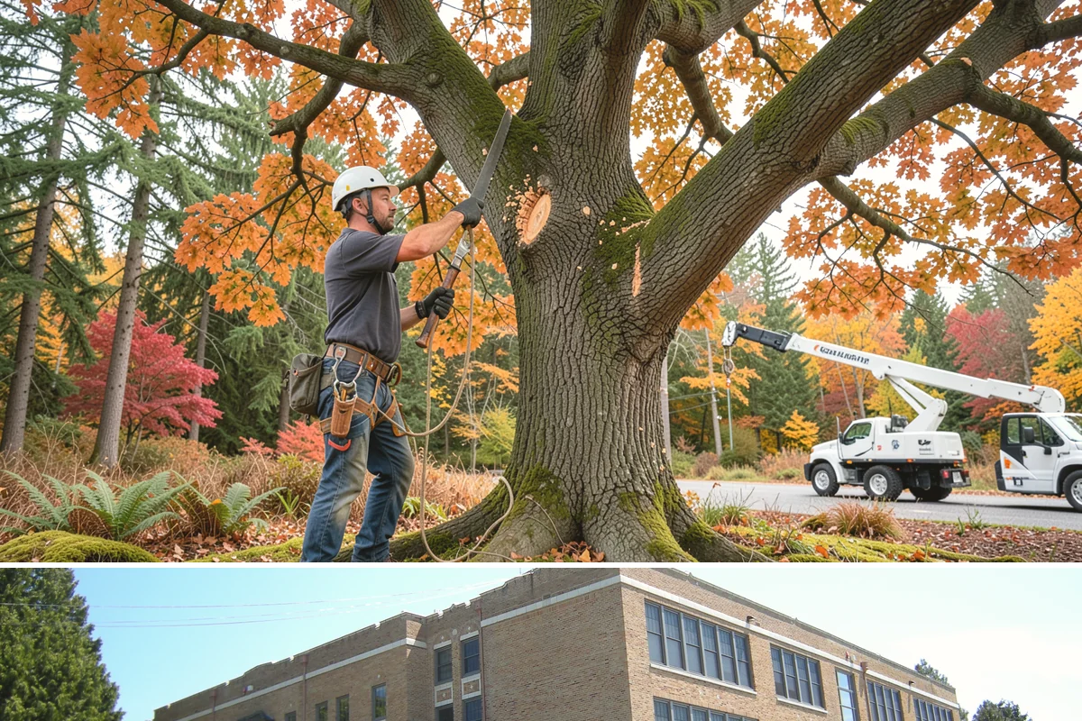 Small tree removal in Maple Valley, King County, WA - In the Puget Sound climate, this service can be performed year-round but may require extra caution during wet seasons when ground...