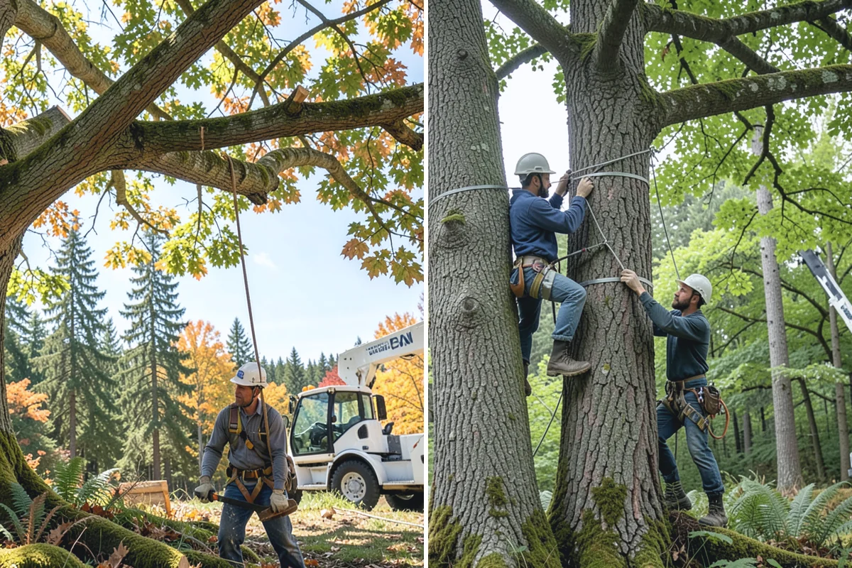 Small tree removal in Marysville, Snohomish County, WA - On-site assessment and hazard evaluation