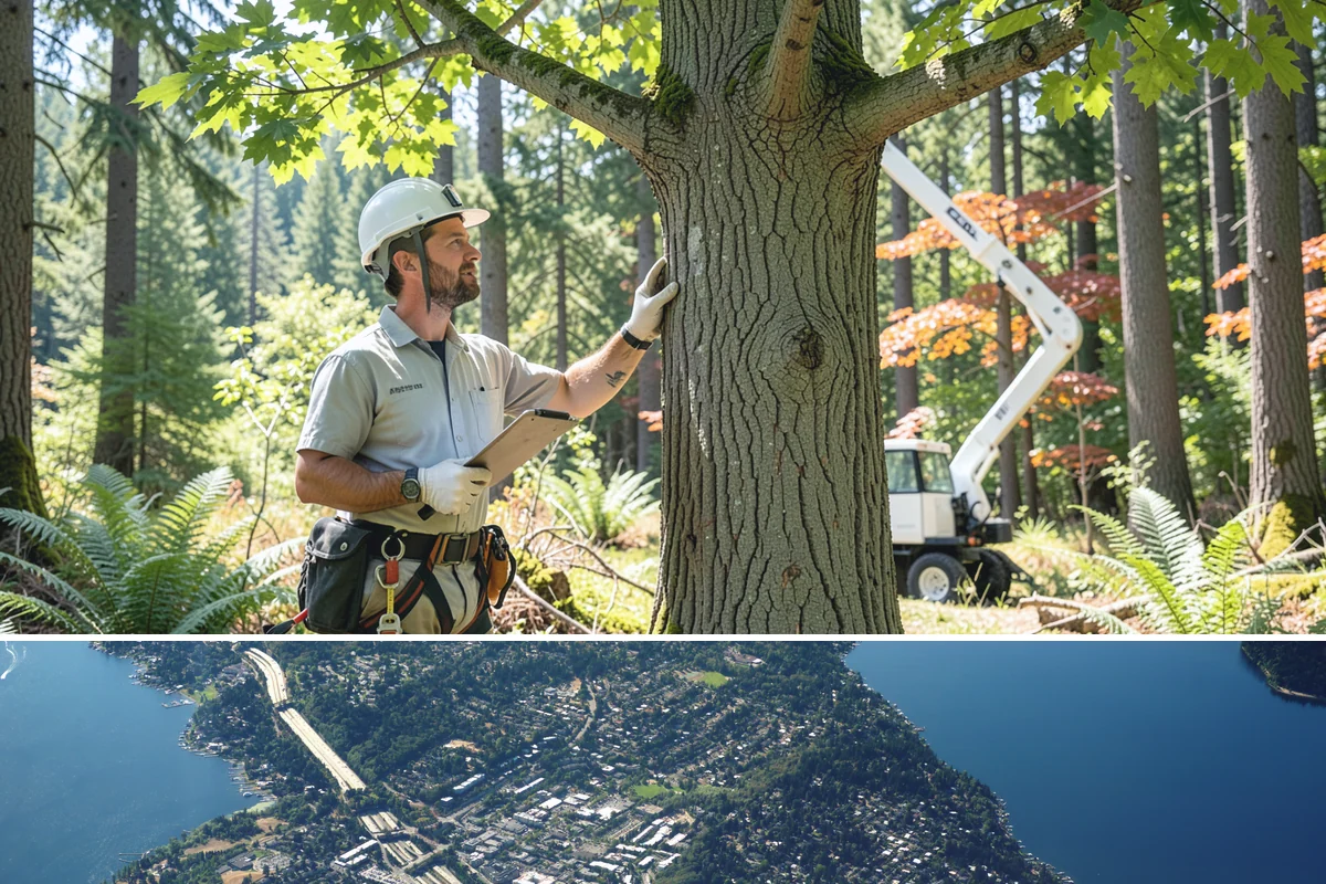 Small tree removal in Mercer Island, King County, WA - In the Puget Sound climate, this service can be performed year-round but may require extra caution during wet seasons when ground...