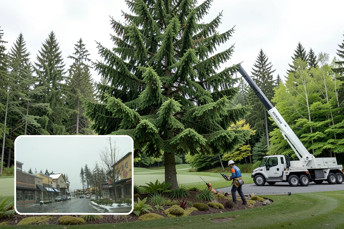 Small tree removal in Mill Creek, Snohomish County, WA - Removes safety hazards and reduces liability
