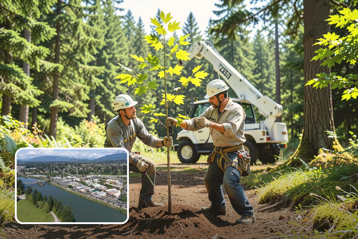 Small tree removal in Mount Vernon, Skagit County, WA - Removes safety hazards and reduces liability