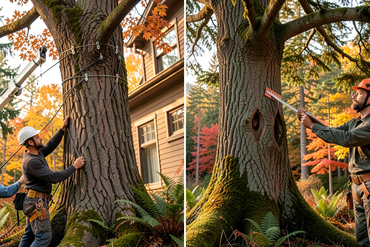 Small tree removal in Normandy Park, King County, WA - On-site assessment and hazard evaluation