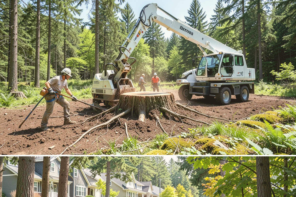 Small tree removal in Normandy Park, King County, WA - In the Puget Sound climate, this service can be performed year-round but may require extra caution during wet seasons when ground...