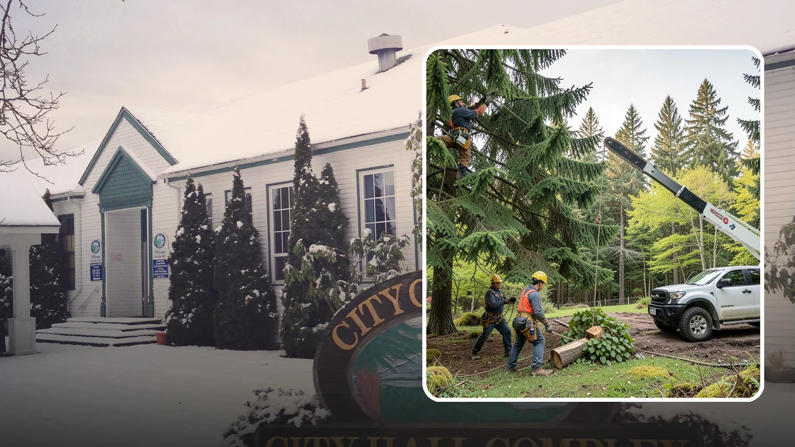 Small tree removal in Pacific, King County, WA - The removal of small or young trees.