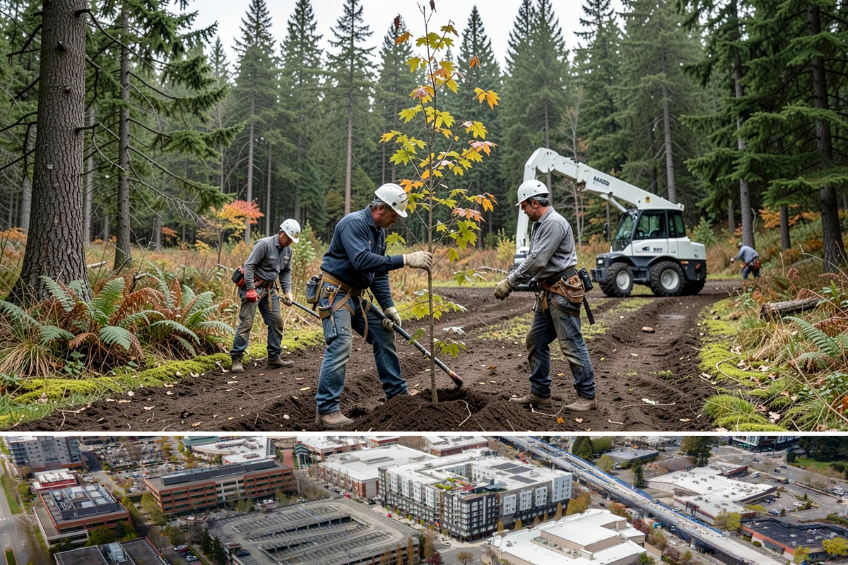Small tree removal in Redmond, King County, WA - In the Puget Sound climate, this service can be performed year-round but may require extra caution during wet seasons when ground...