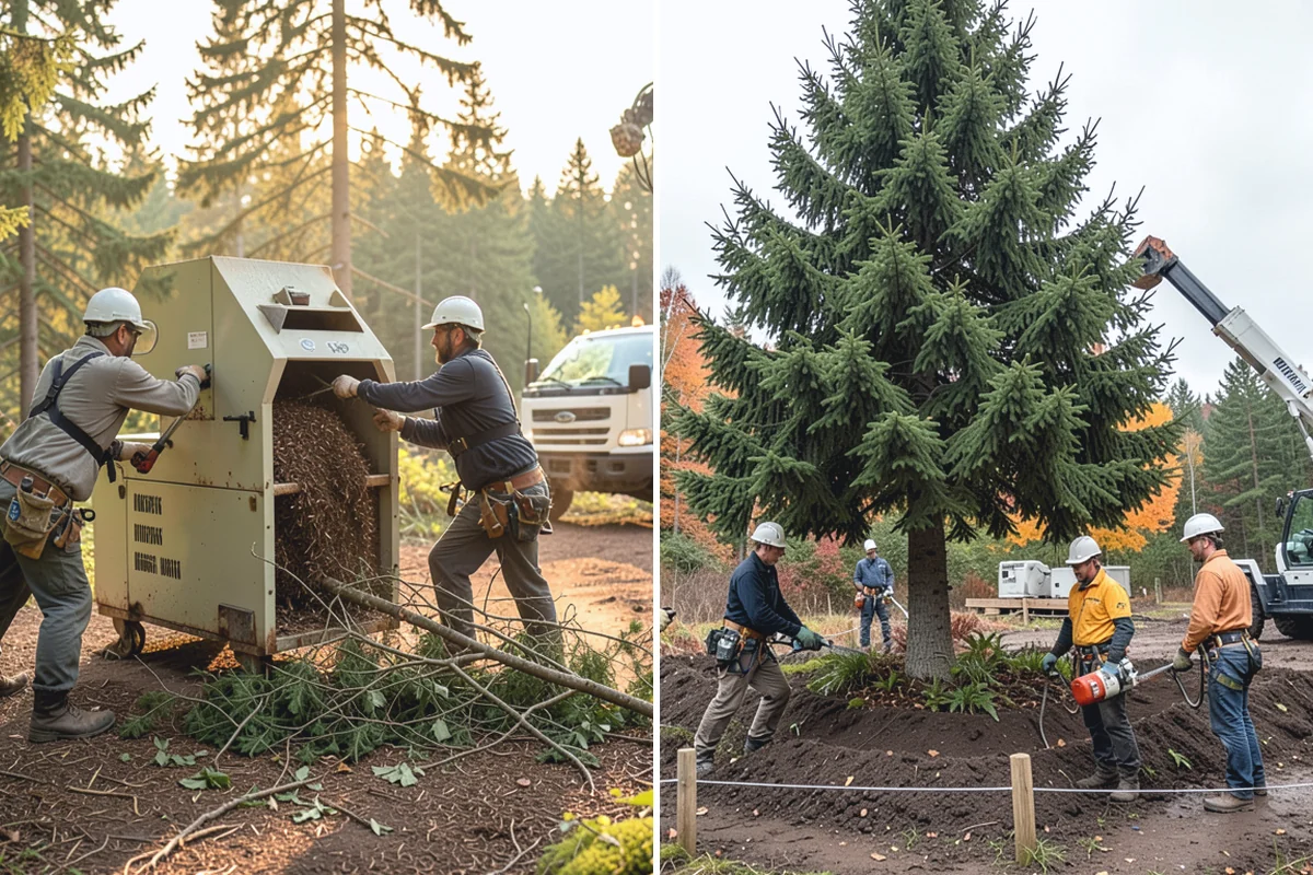 Small tree removal in Renton, King County, WA - On-site assessment and hazard evaluation