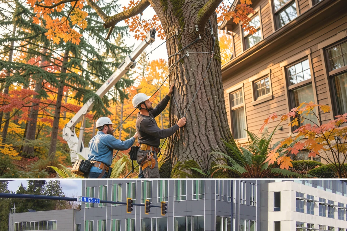 Small tree removal in Shoreline, King County, WA - In the Puget Sound climate, this service can be performed year-round but may require extra caution during wet seasons when ground...