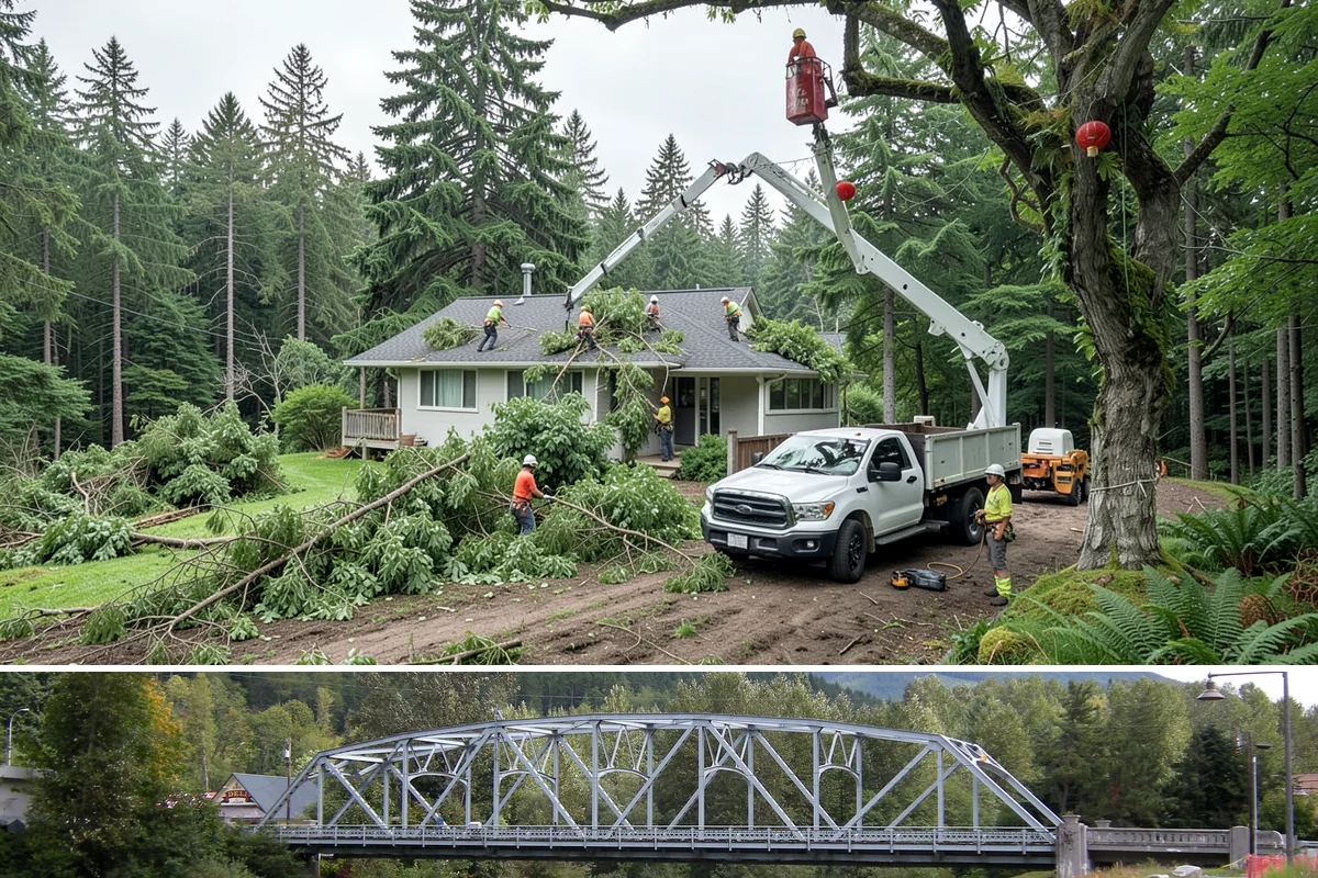 Small tree removal in Skykomish, King County, WA - In the Puget Sound climate, this service can be performed year-round but may require extra caution during wet seasons when ground...
