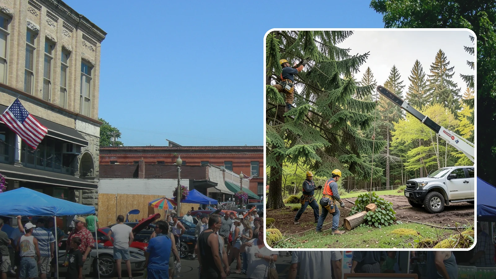 Small tree removal in Snohomish, Snohomish County, WA - The removal of small or young trees.