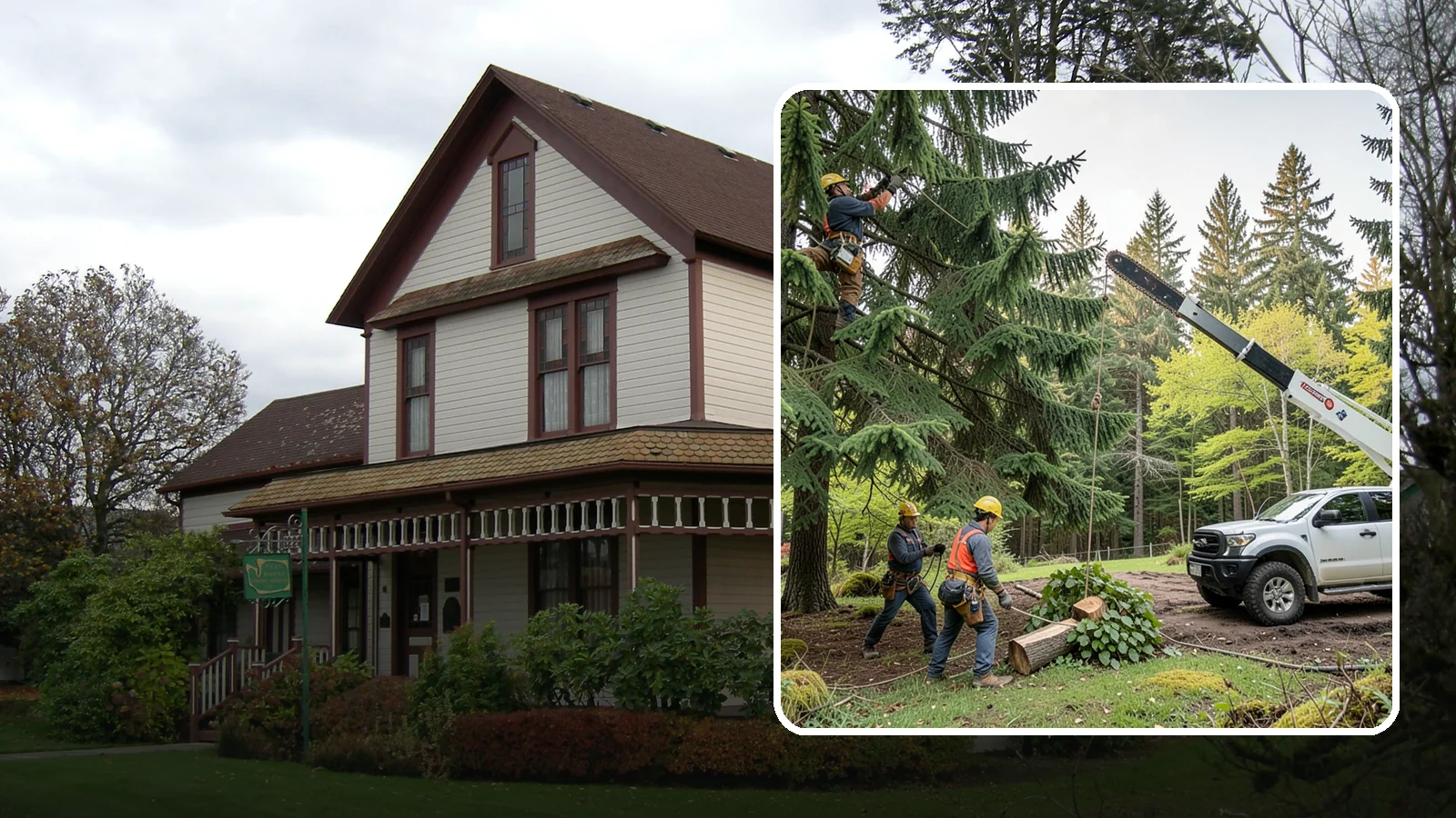 Small tree removal in Sumner, Pierce County, WA - The removal of small or young trees.