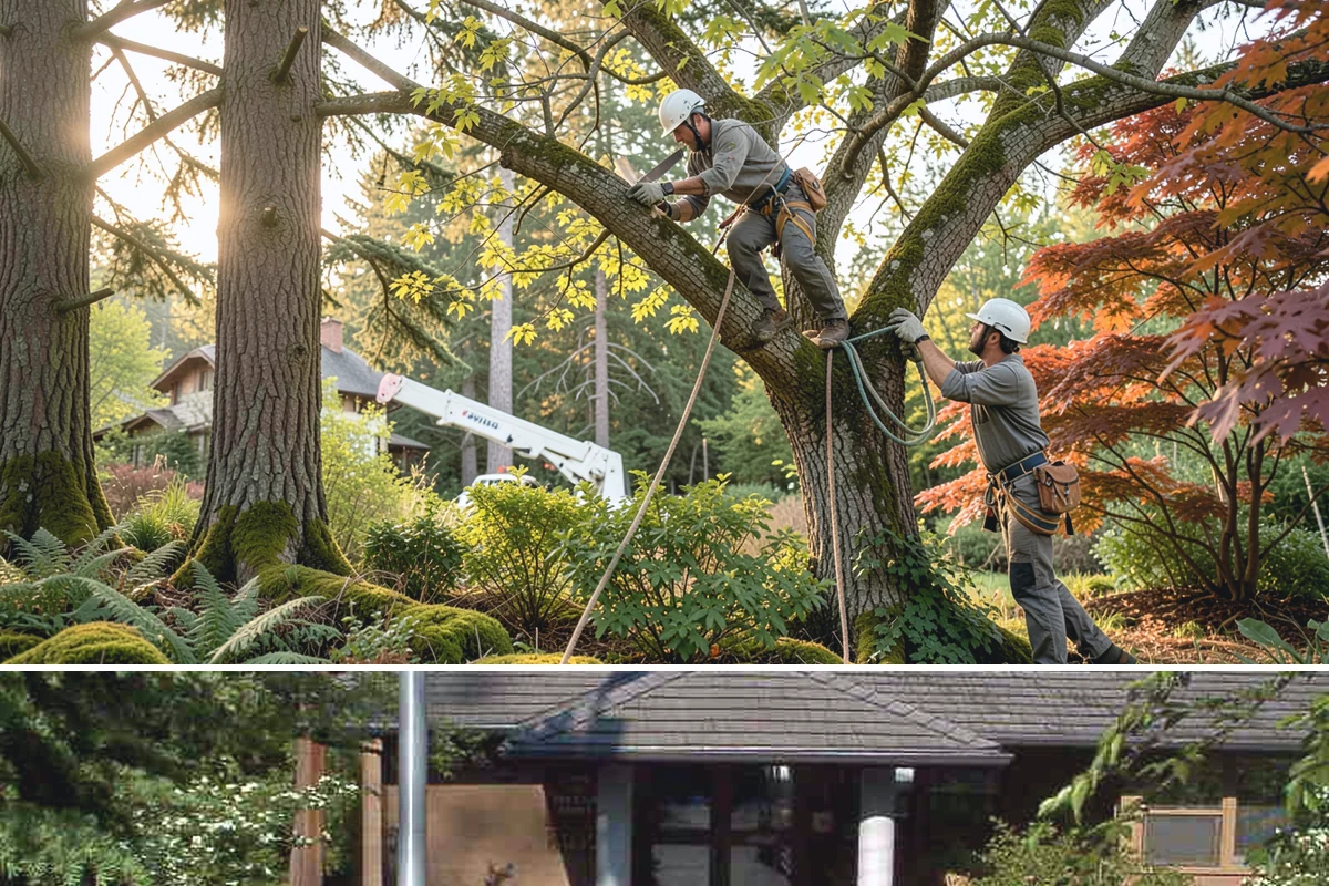 Small tree removal in Yarrow Point, King County, WA - In the Puget Sound climate, this service can be performed year-round but may require extra caution during wet seasons when ground...
