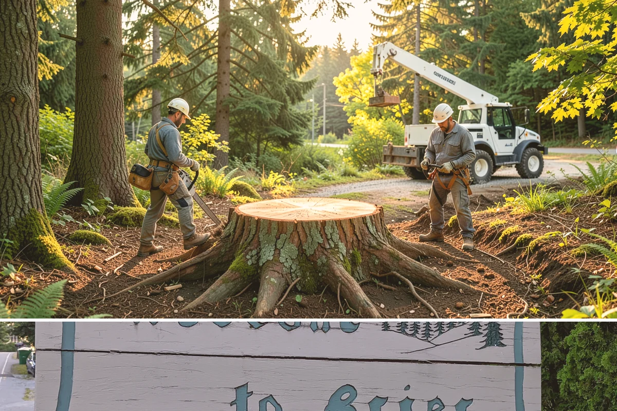 Snow and ice damage cleanup in Brier, Snohomish County, WA - This service is performed during winter months following snow and ice loading events to relieve tension on limbs and remove...