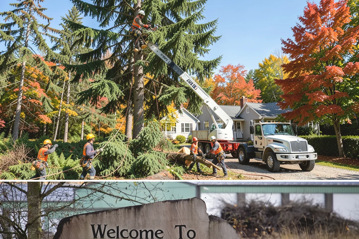 Snow and ice damage cleanup in Buckley, Pierce County, WA - This service is performed during winter months following snow and ice loading events to relieve tension on limbs and remove...