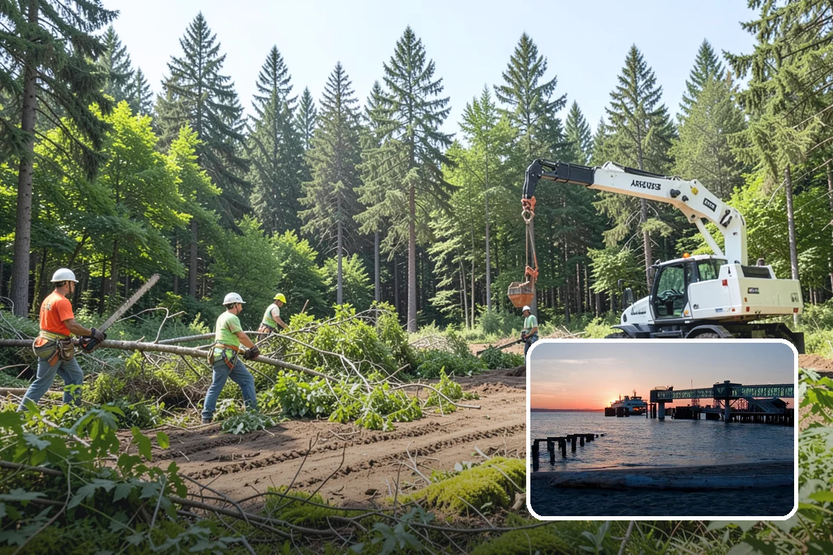 Snow and ice damage cleanup in Edmonds, Snohomish County, WA - Restores safety and access quickly