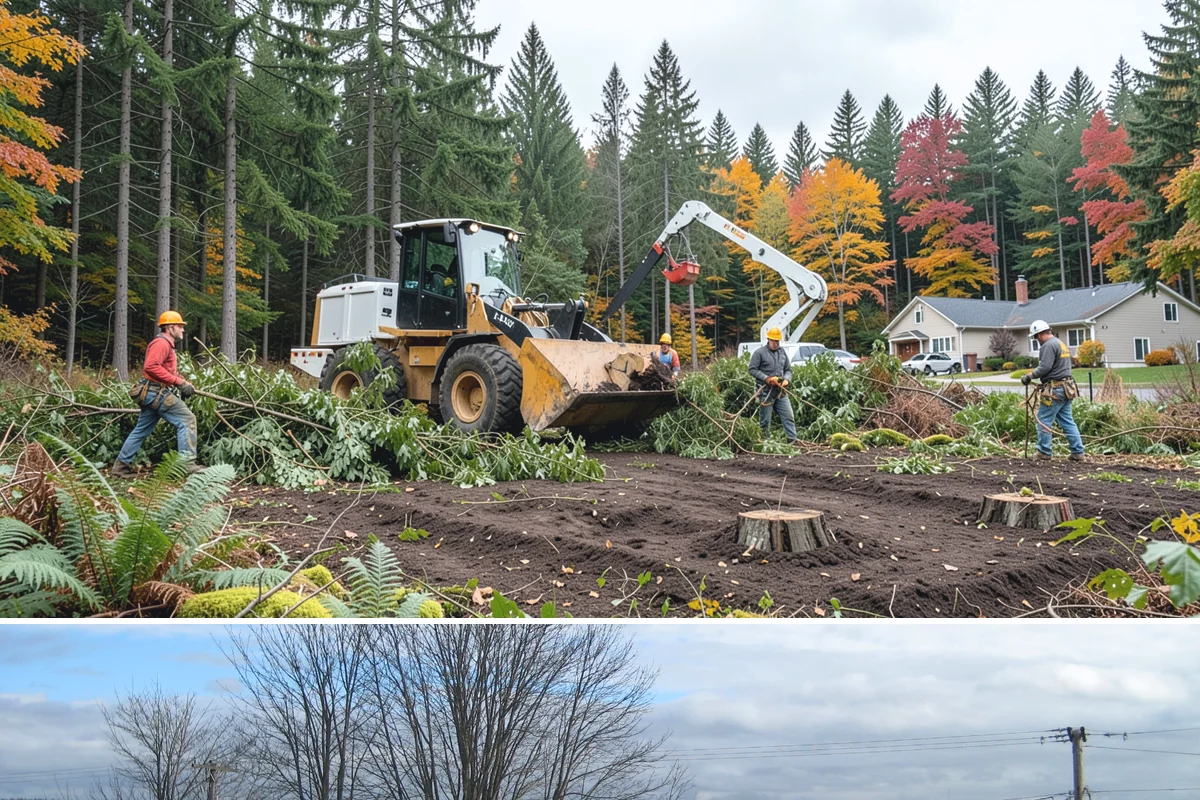 Snow and ice damage cleanup in Langley, Island County, WA - This service is performed during winter months following snow and ice loading events to relieve tension on limbs and remove...