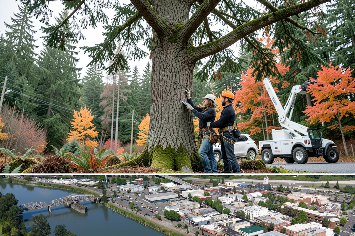 Snow and ice damage cleanup in Mount Vernon, Skagit County, WA - This service is performed during winter months following snow and ice loading events to relieve tension on limbs and remove...